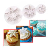 Cortadores Push Copos de Nieve x 3